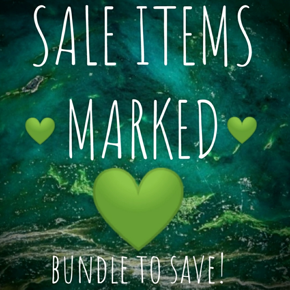 3/$22 All items with 💚 are SALE items